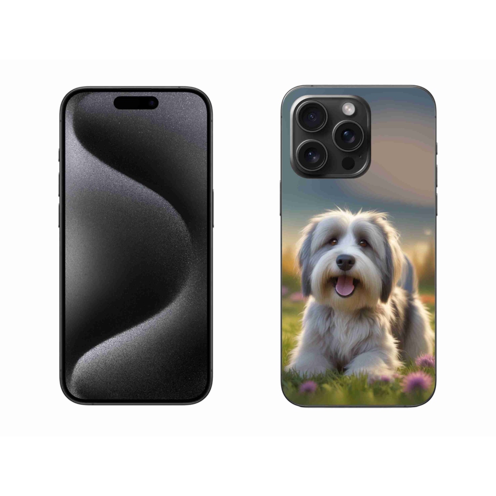mmCase gél tok az iPhone 15 Pro Max-hoz – aranyos havannai kutyus