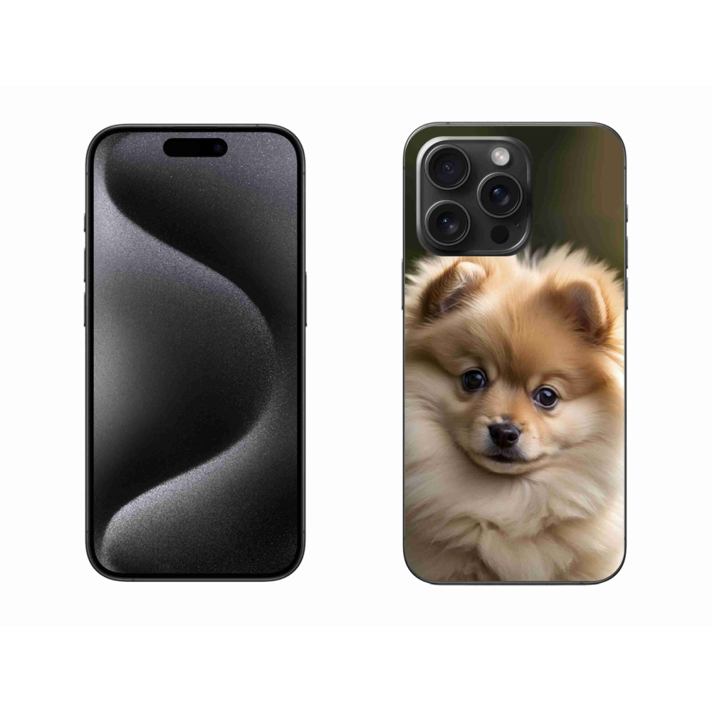 mmCase gél tok az iPhone 15 Pro Max-hoz – aranyos pomerániai 2