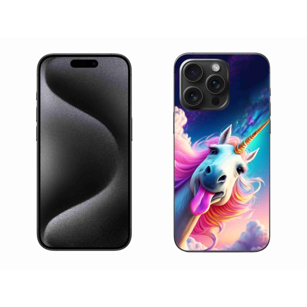 mmCase gél tok az iPhone 15 Pro Max-hoz – őrült egyszarvú