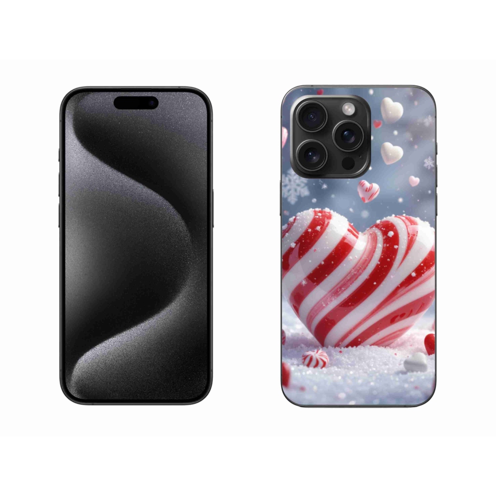 Zselés borítás mmCase iPhone 15 Pro Max készülékhez - édes szívecske