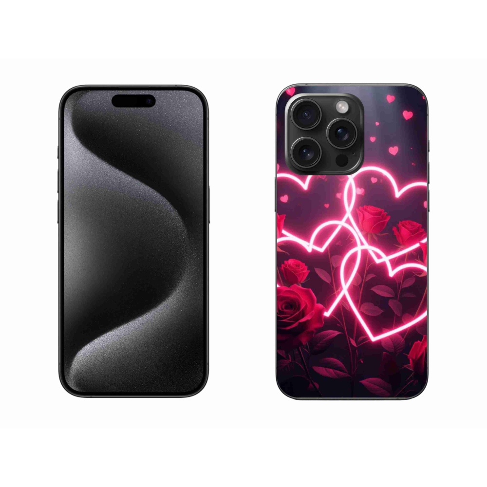 Gél borítás mmCase iPhone 15 Pro Max készülékhez - Szerelem szíve