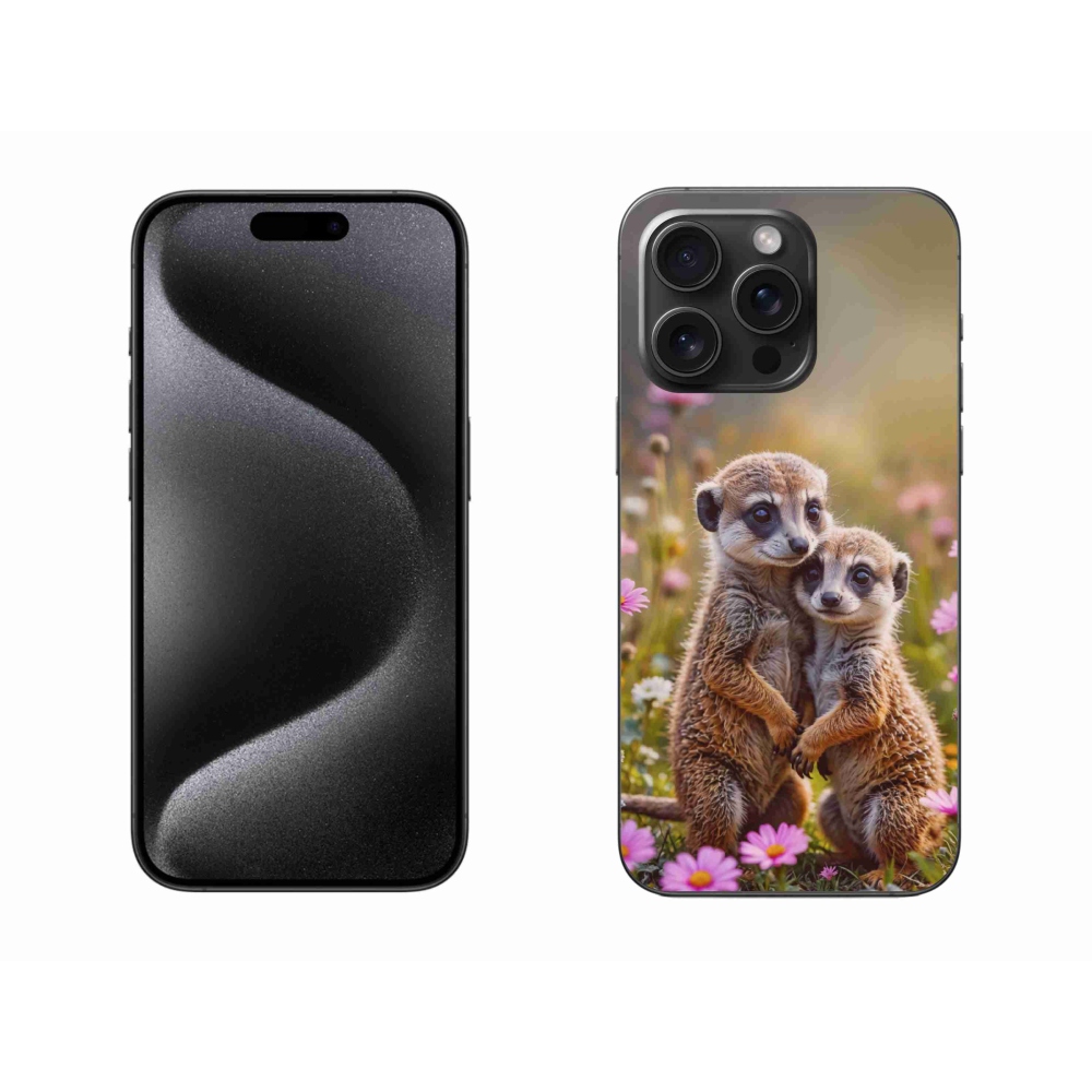 mmCase gél tok az iPhone 15 Pro Max-hoz – szurikáta-duó