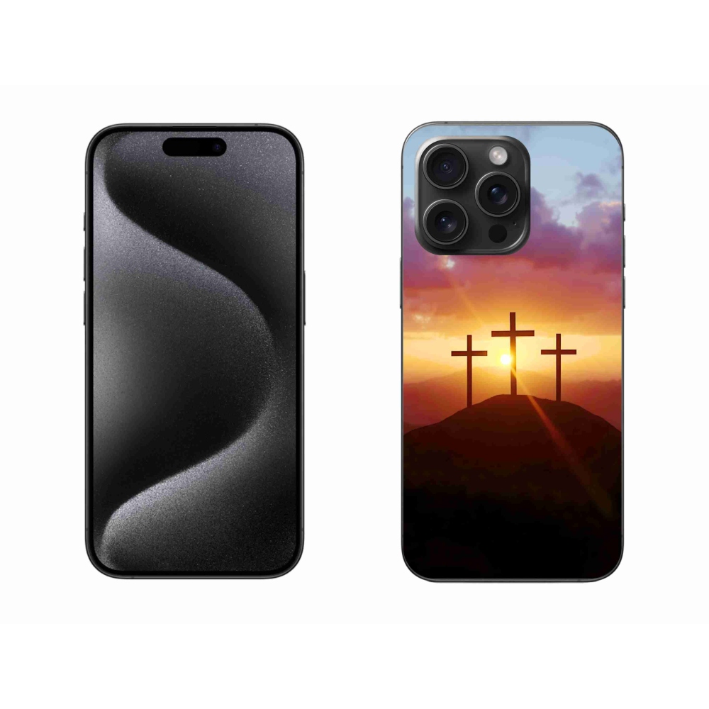 Zselés borítás mmCase iPhone 15 Pro Max készülékhez - három kereszt