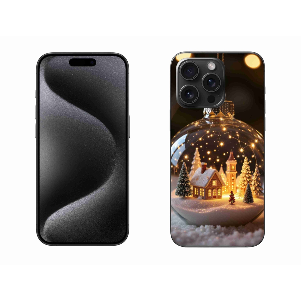 Gél borítás mmCase iPhone 15 Pro Max készülékhez - Karácsonyi gömb 3