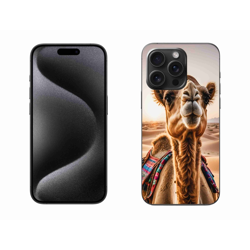Zselés borítás mmCase iPhone 15 Pro Max készülékhez - teve színű