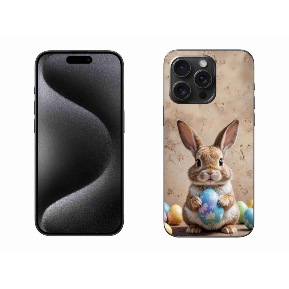 mmCase gél tok az iPhone 15 Pro Max-hoz – húsvéti nyuszi