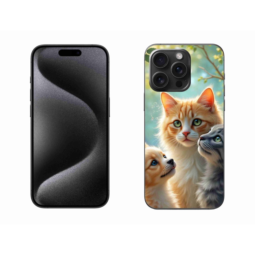 Gél borítás mmCase iPhone 15 Pro Max készülékhez - Állati barátság 2