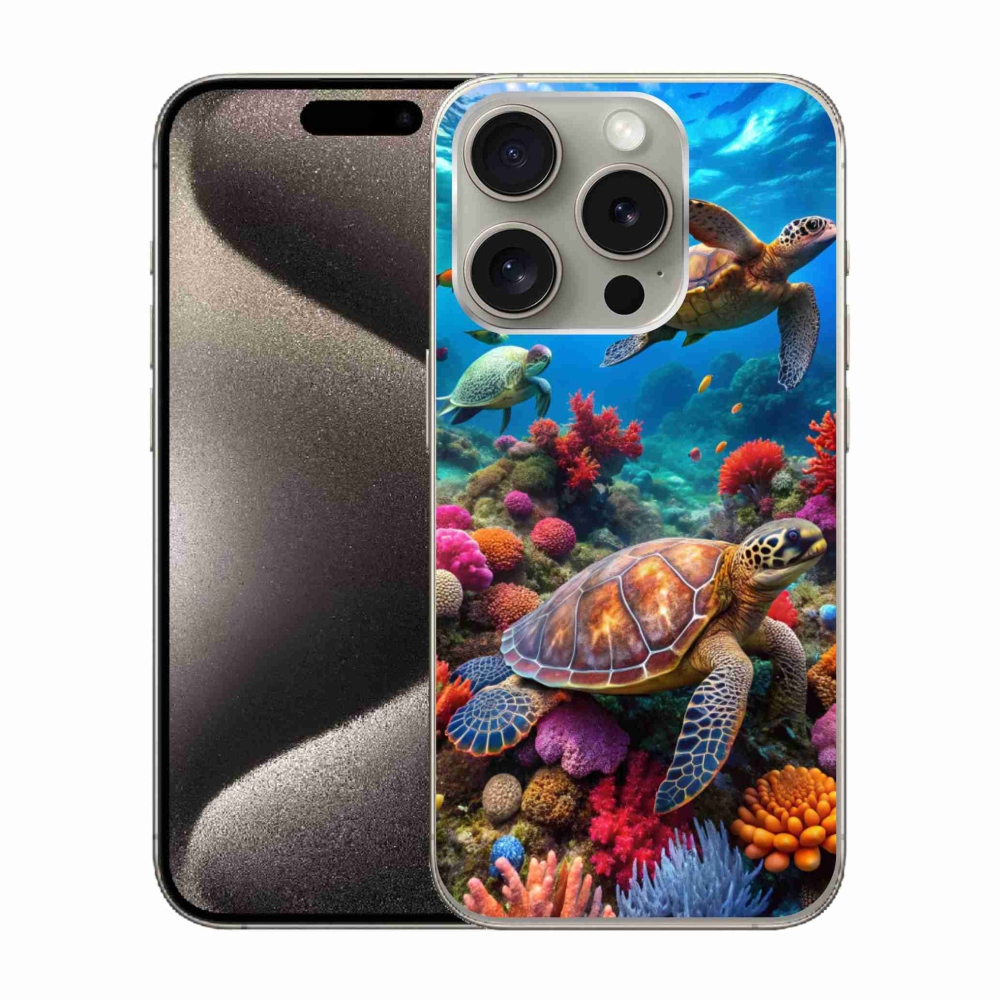Zselés borítás mmCase iPhone 15 Pro készülékhez - Sea World 2
