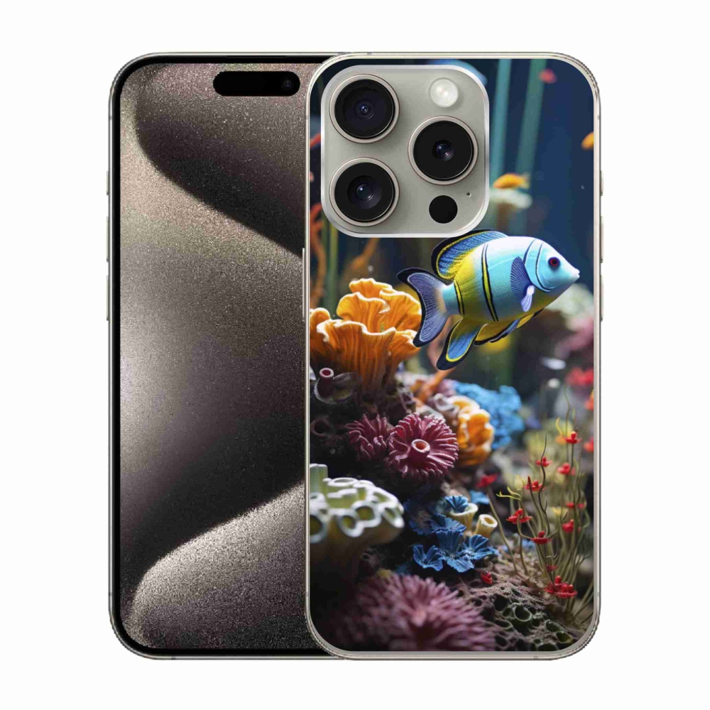 Zselés borítás mmCase iPhone 15 Pro készülékhez - Sea World 5