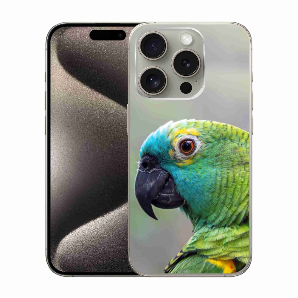 Zselés borítás mmCase iPhone 15 Pro készülékhez - papagáj amazon