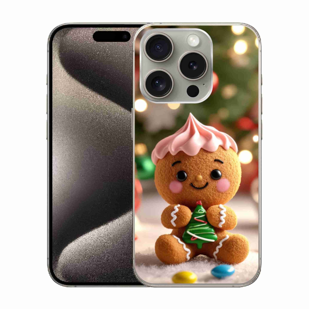 Zselés borítás mmCase iPhone 15 Pro készülékhez - mézeskalács