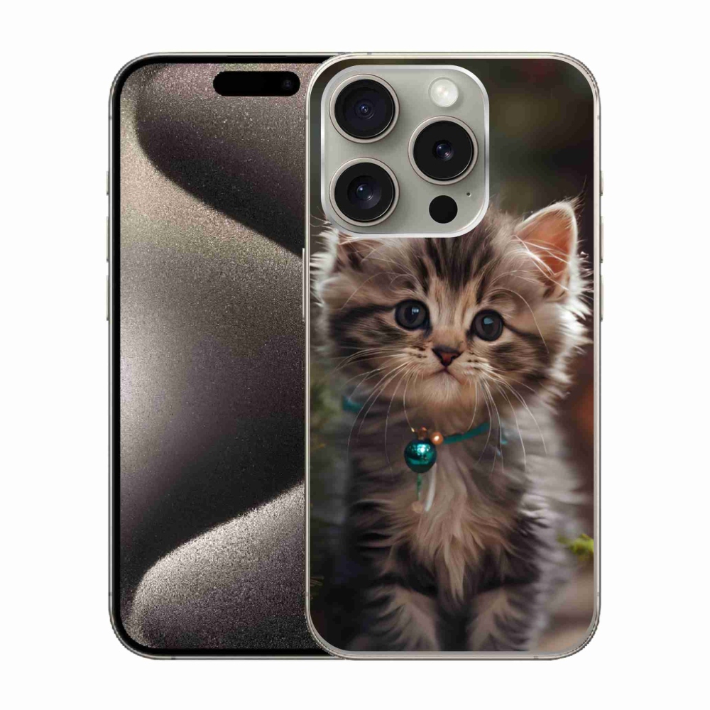 mmCase gél tok az iPhone 15 Pro-hoz – aranyos cica 11