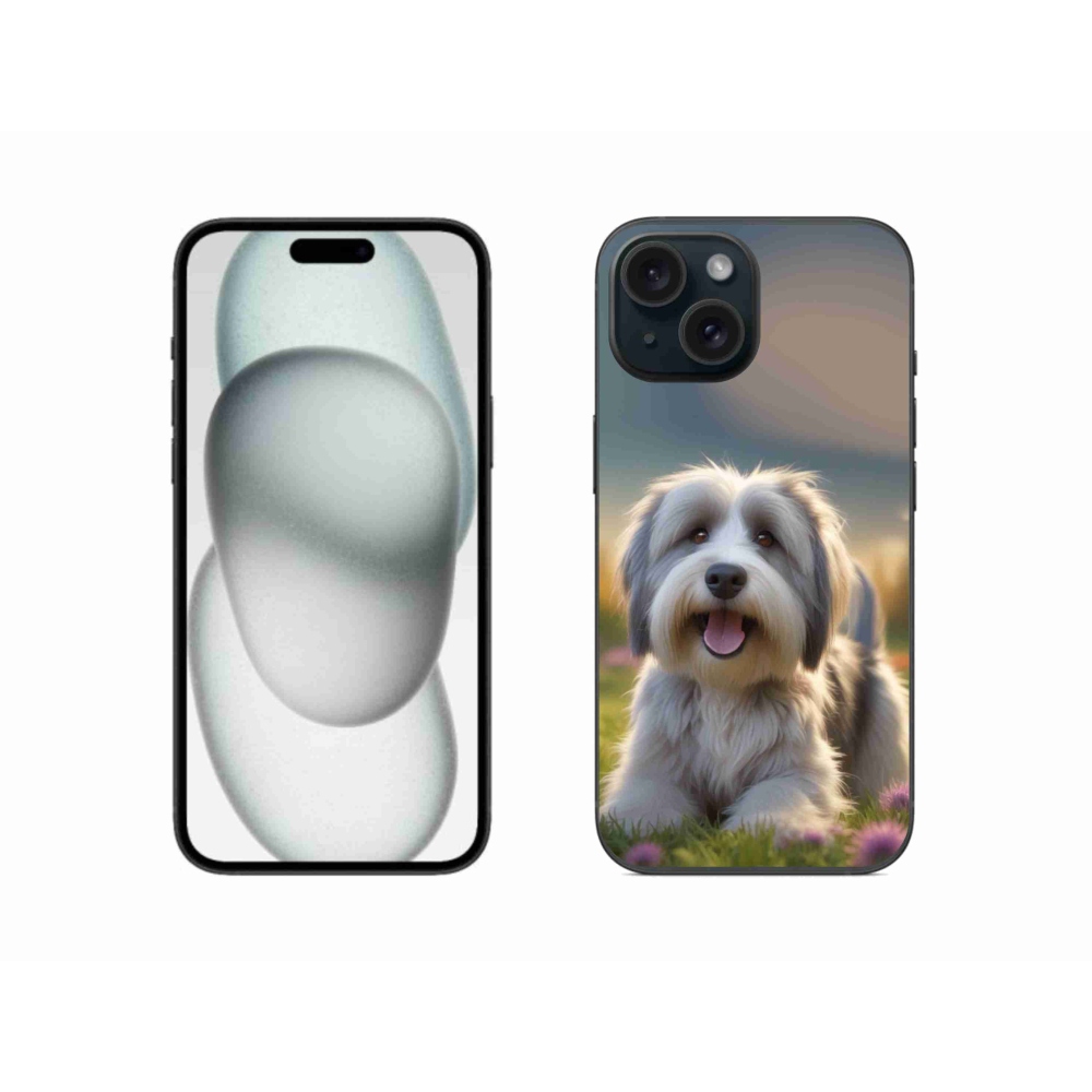 mmCase gél tok az iPhone 15-hez – aranyos havannai kutyus