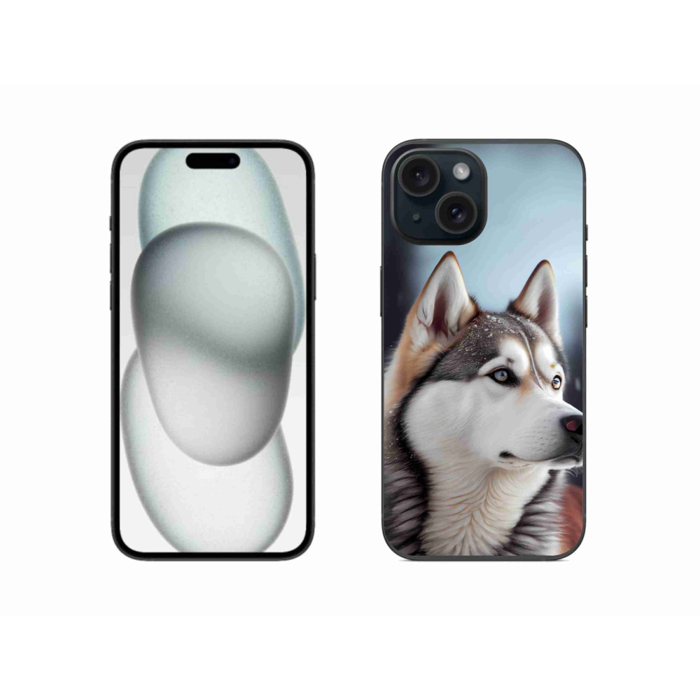 mmCase gél tok az iPhone 15-hez – szibériai husky