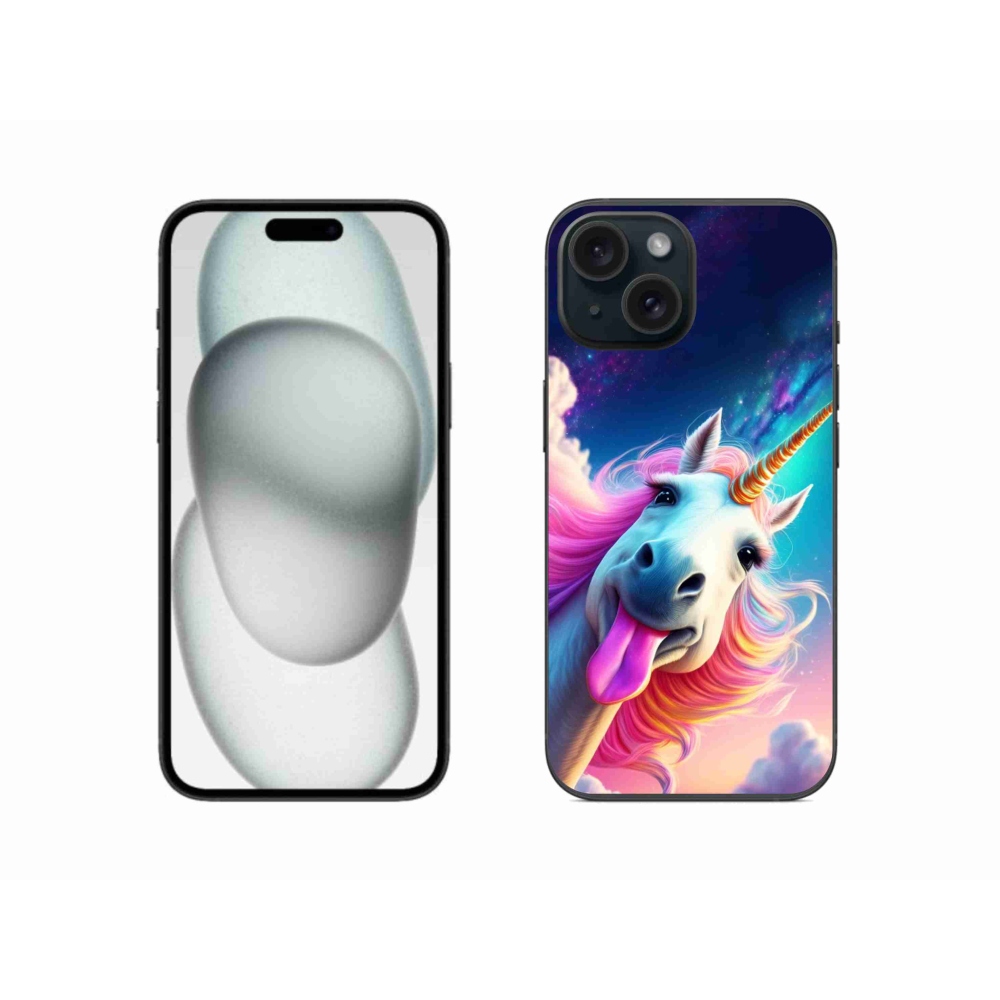 mmCase gél tok az iPhone 15-hez – őrült egyszarvú