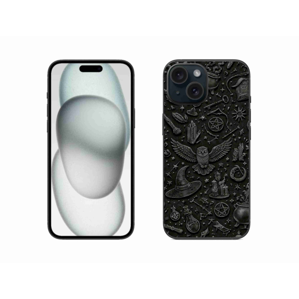 mmCase gél tok az iPhone 15-hez – sötét varázslatos világ