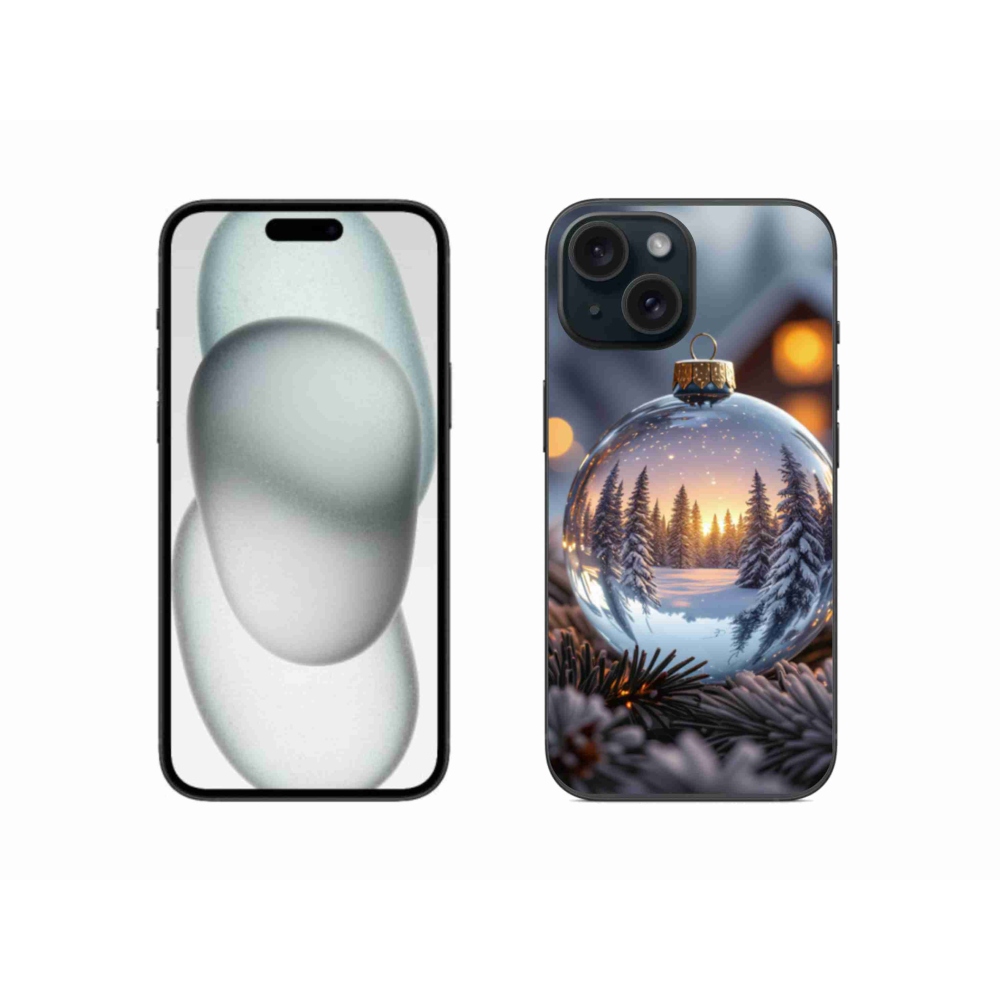 Gél borítás mmCase iPhone 15 készülékhez - karácsonyi dekoráció