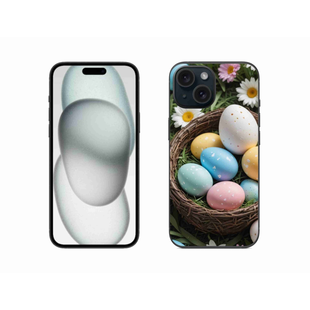 Zselés borítás mmCase iPhone 15 készülékhez - Húsvéti tojás 2