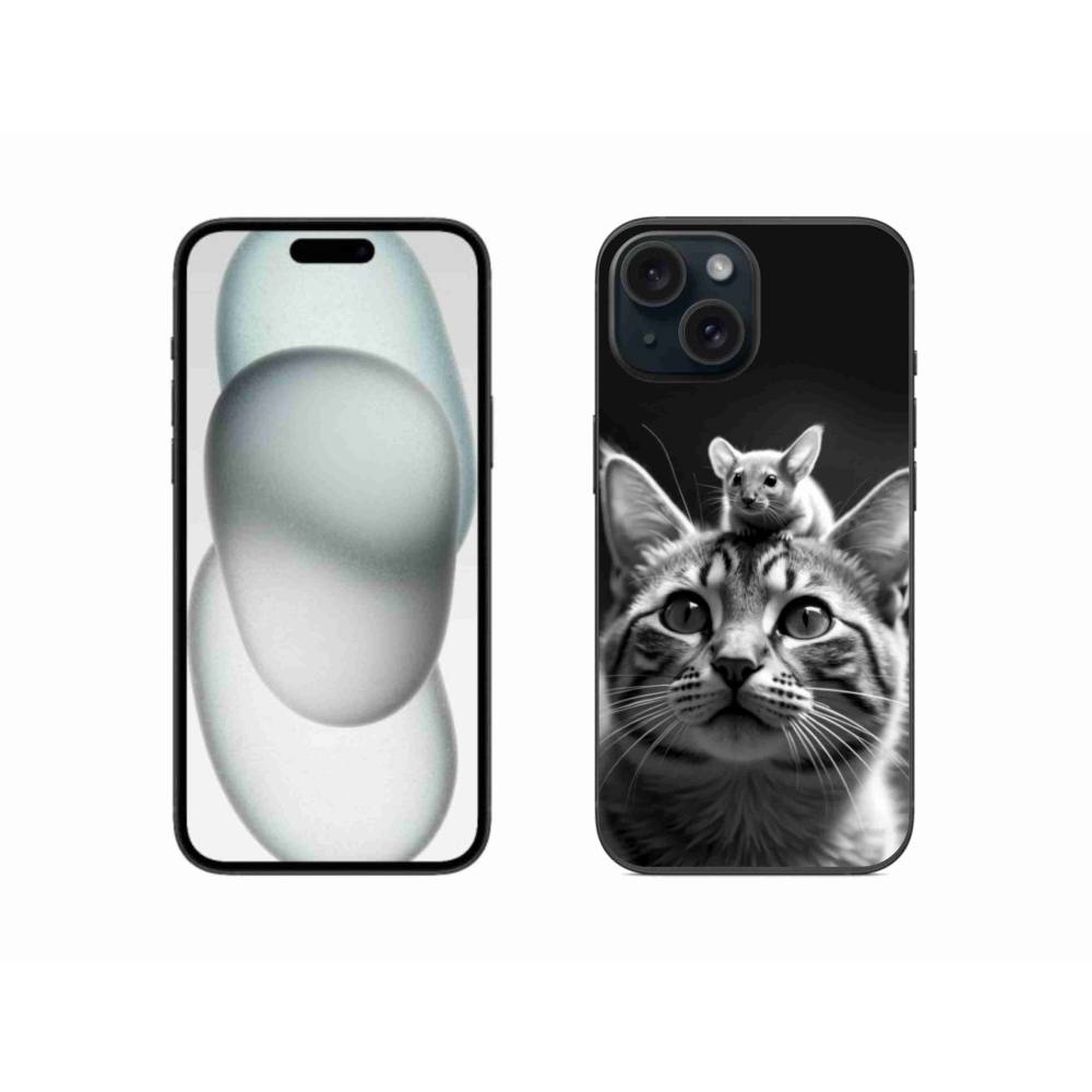 Gél borítás mmCase iPhone 15 készülékhez - Állati barátság 2