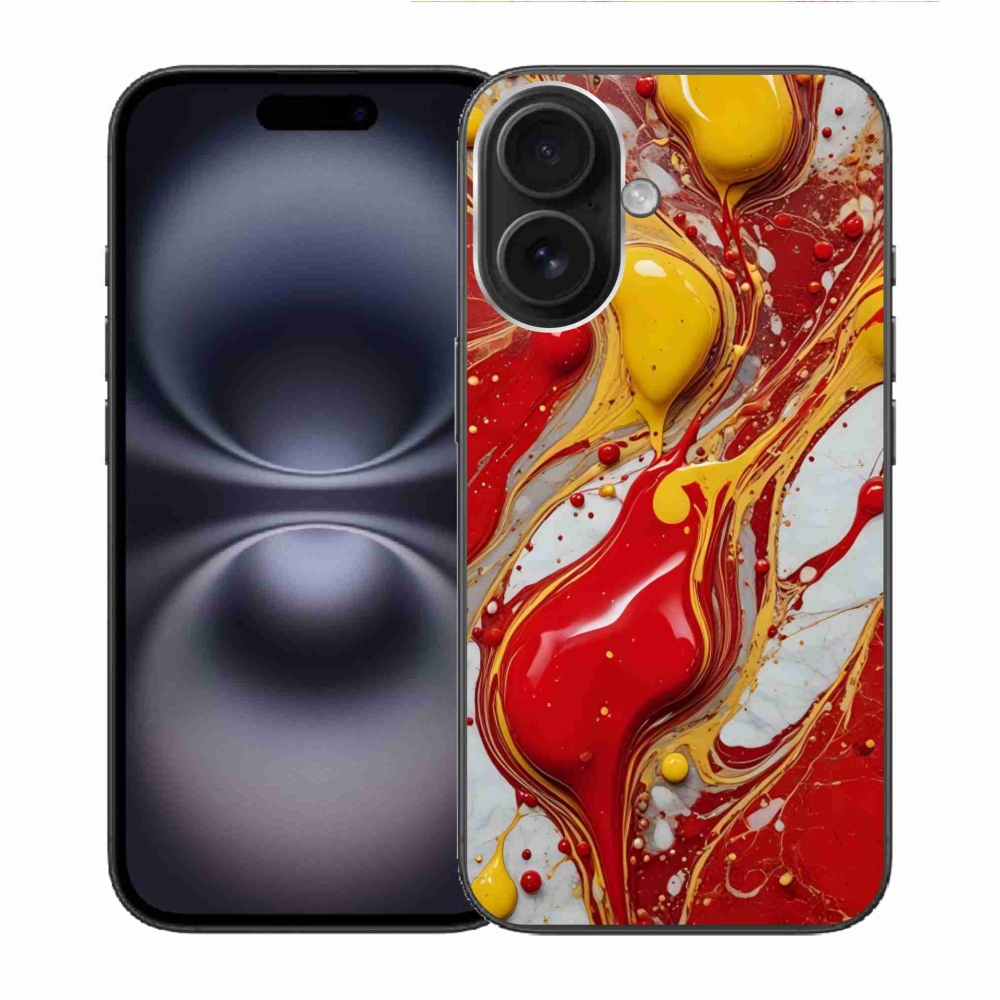 Gél borítás mmCase iPhone 16 készülékhez - absztrakt motívum 42