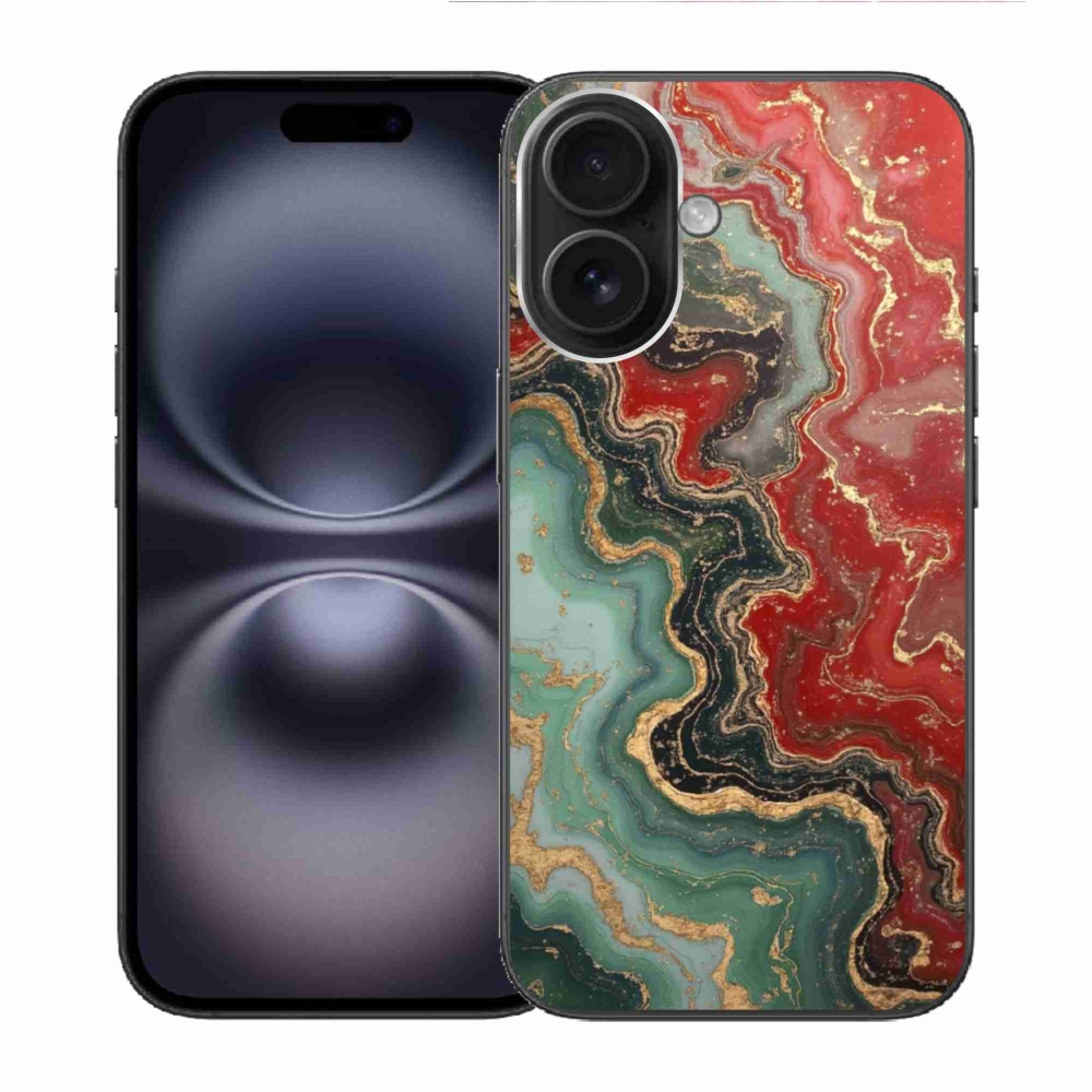 Gél borítás mmCase iPhone 16 készülékhez - absztrakt motívum 55