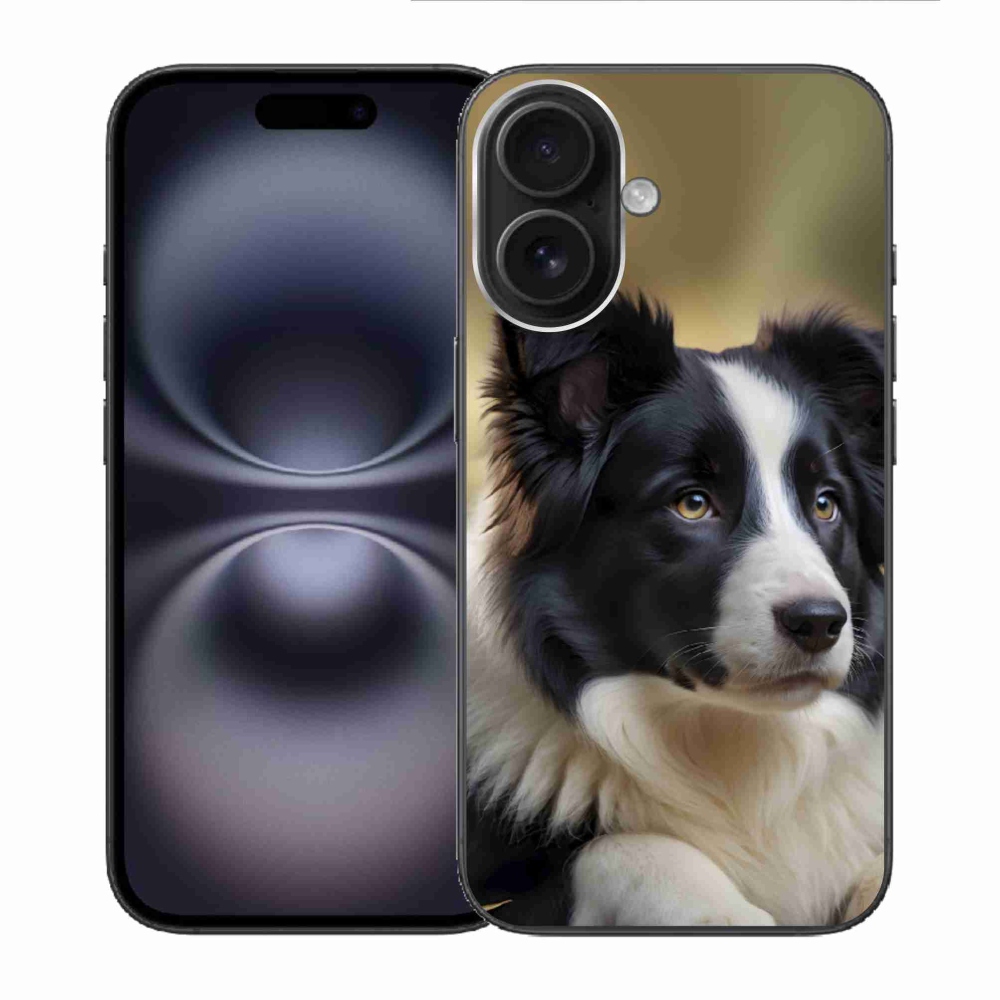 mmCase gél tok az iPhone 16-hoz – border collie 2