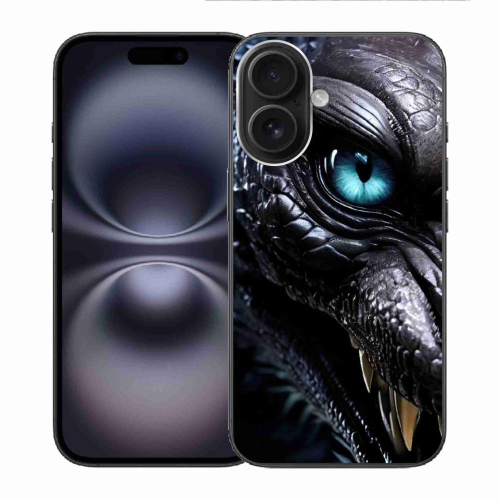 mmCase gél tok az iPhone 16-hoz – sárkányos mintázat