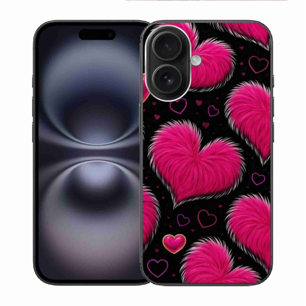 Gél borítás mmCase iPhone 16 készülékhez - puha szív