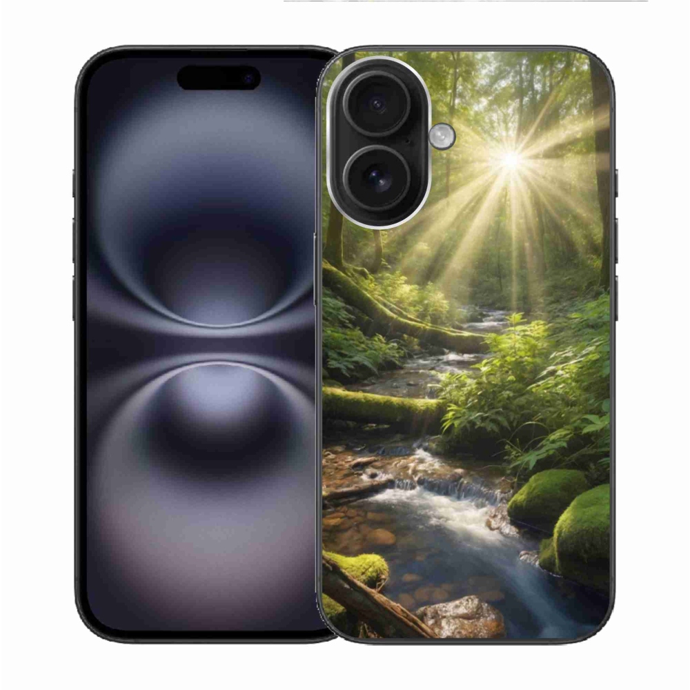 Gél borítás mmCase iPhone 16 készülékhez - erdei mélység