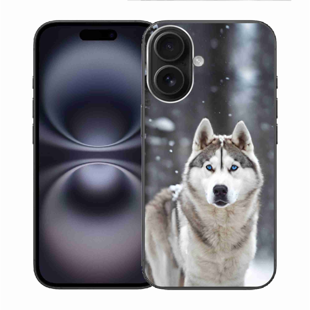 Zselés borítás mmCase iPhone 16 készülékhez - husky 2
