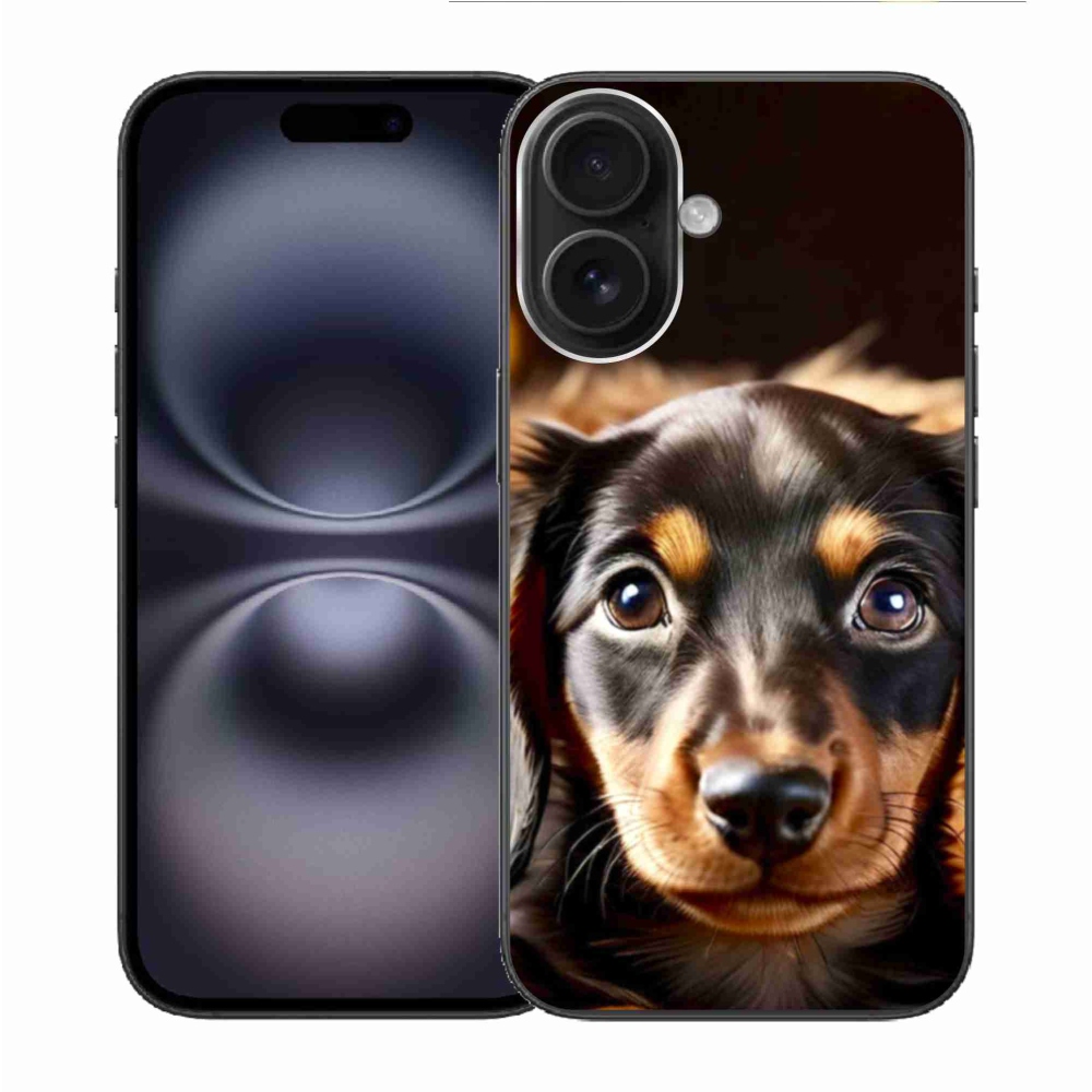 Gél borítás mmCase iPhone 16 készülékhez - tacskó