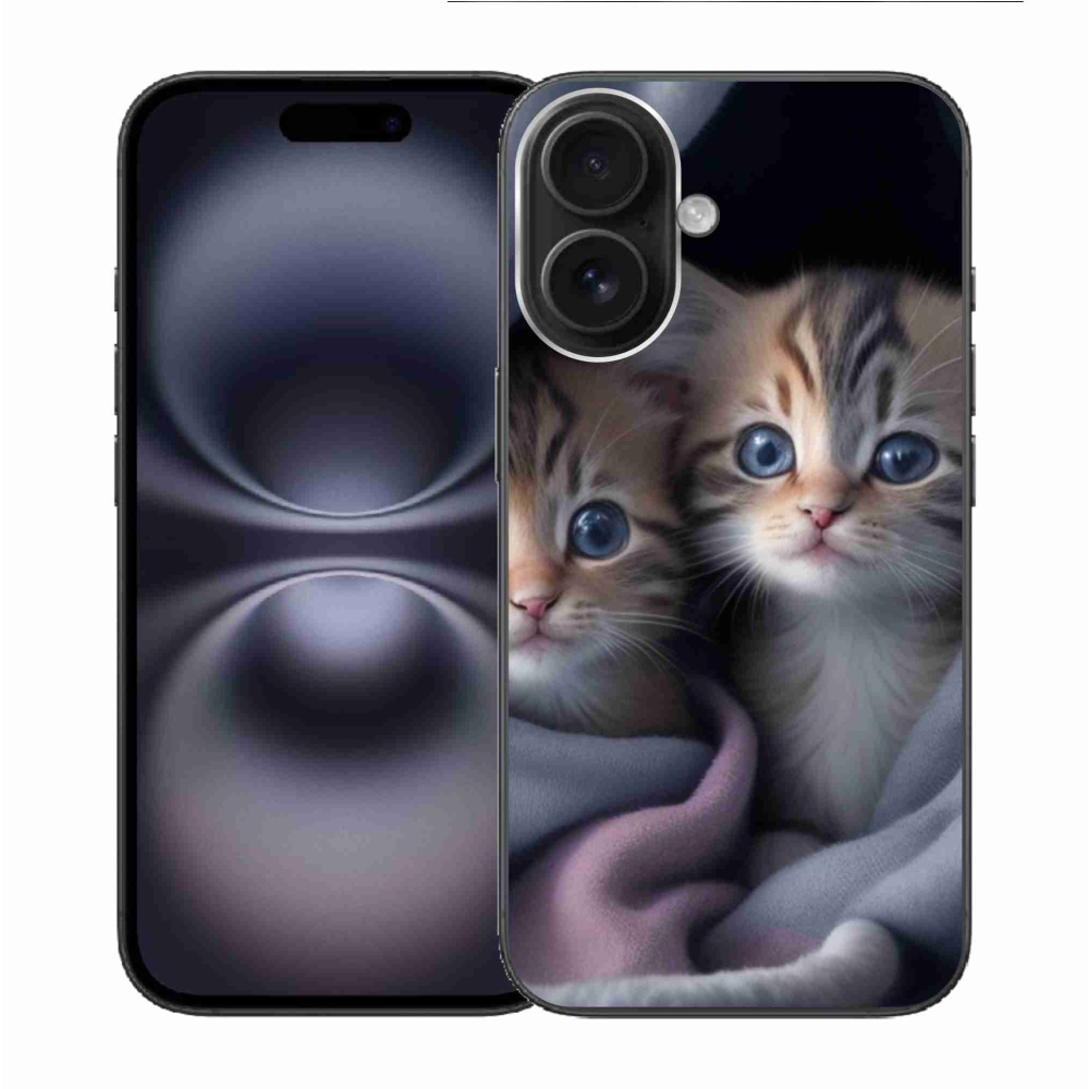 Zselés borítás mmCase iPhone 16 készülékhez - cat duo 2