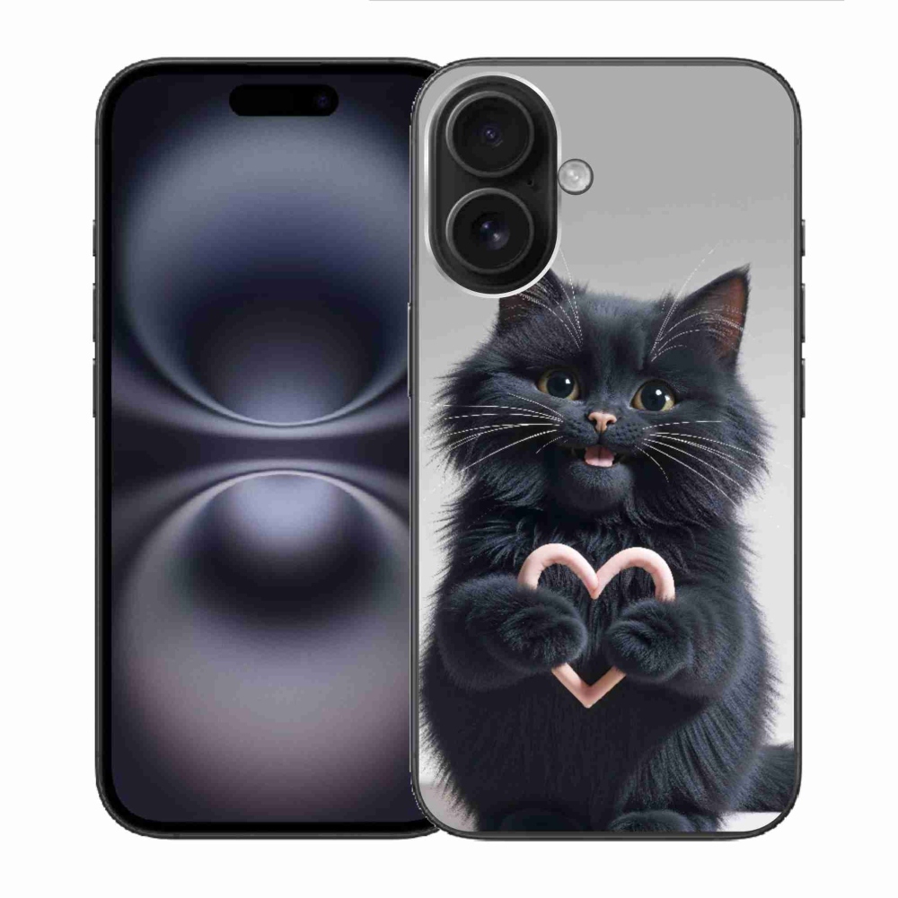 mmCase gél tok az iPhone 16-hoz – Macska szerelem 3