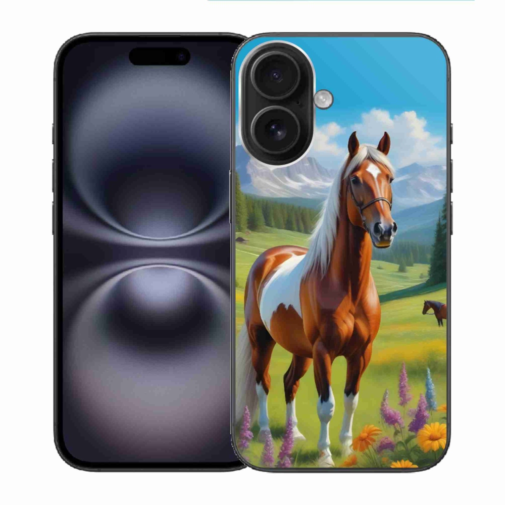 mmCase gél tok az iPhone 16-hoz – ló a réten