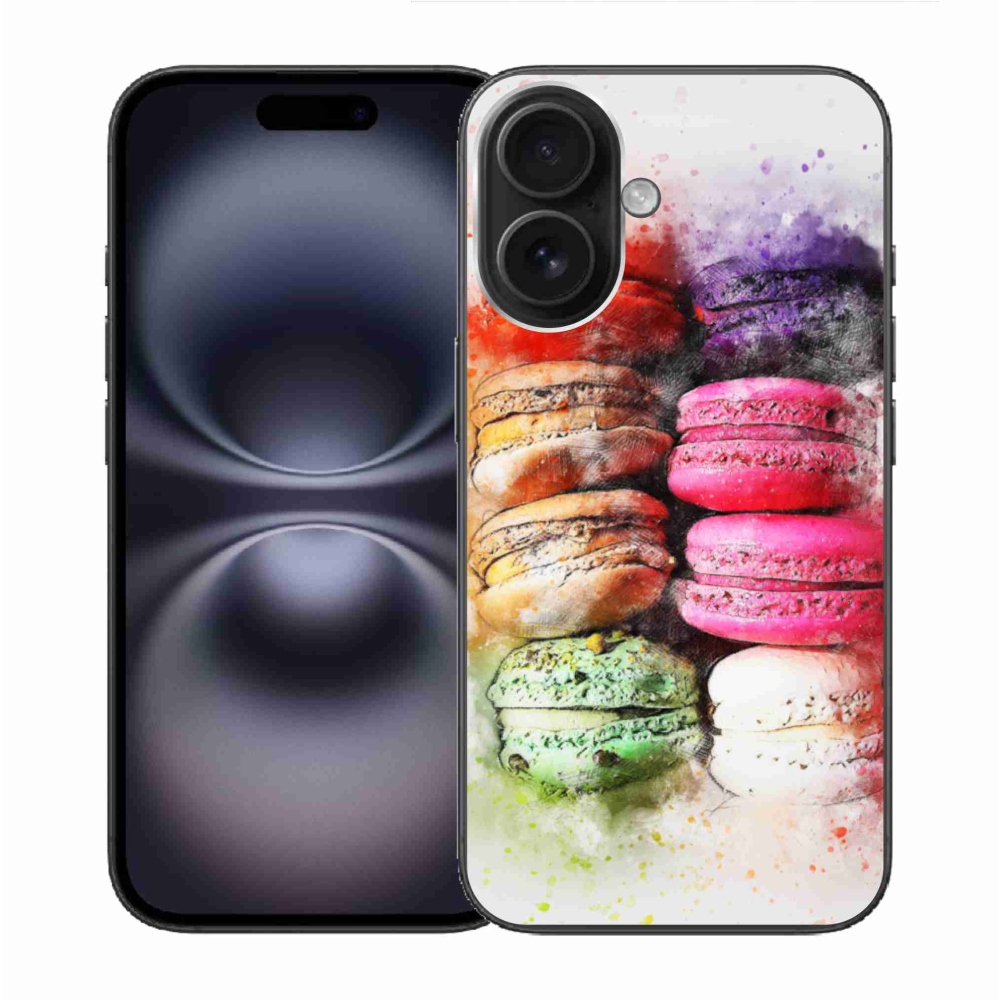Zselés borítás mmCase iPhone 16 készülékhez - macaroons