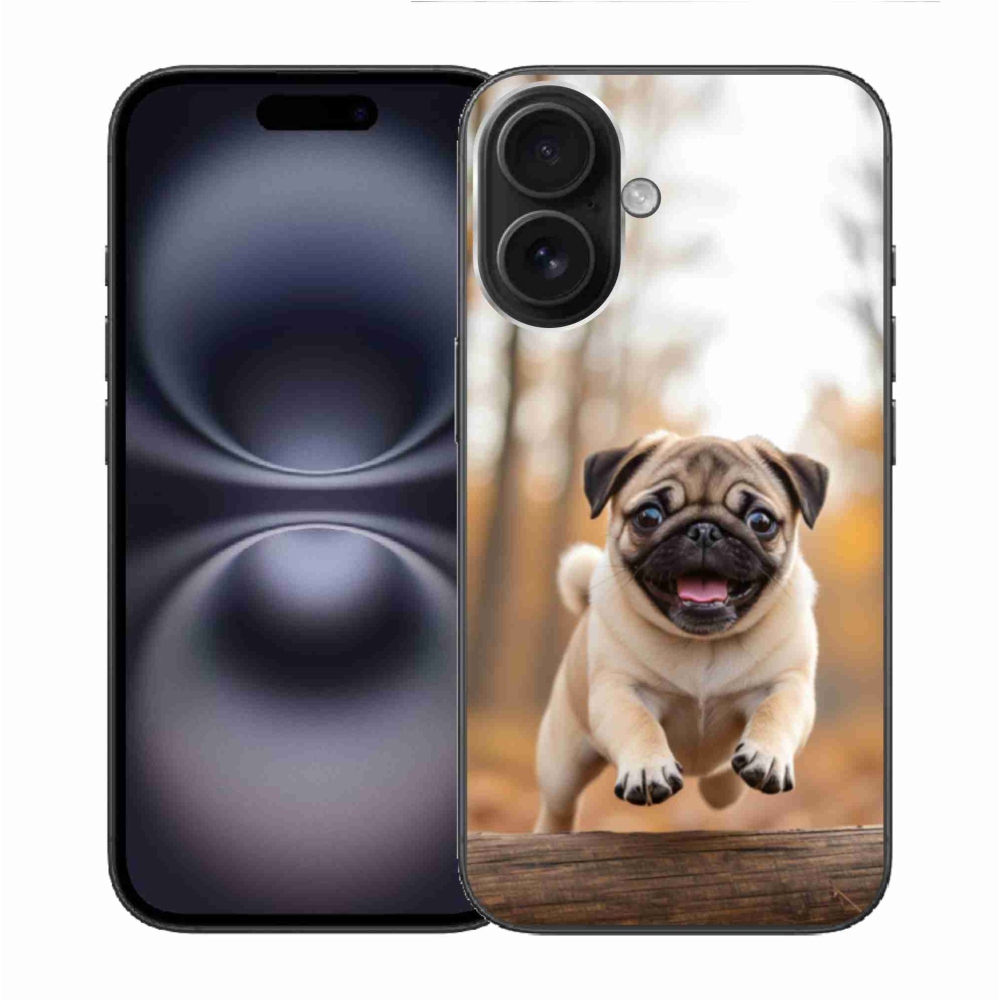 Zselés borítás mmCase iPhone 16 készülékhez - mopsz 2