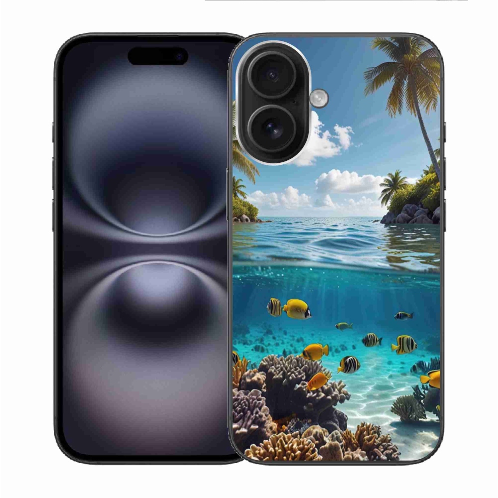 Zselés borítás mmCase iPhone 16 készülékhez - Sea World 4
