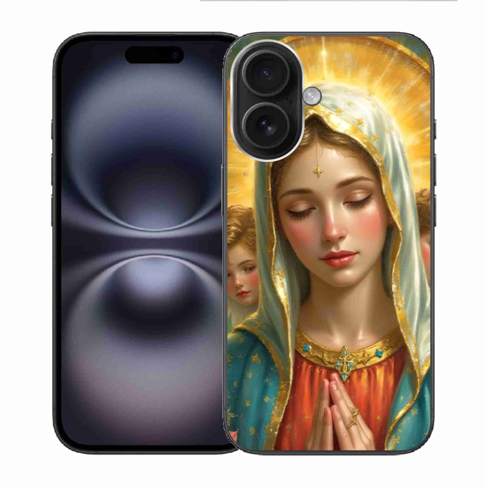 Gél borítás mmCase iPhone 16-hoz - vallási motívum 3