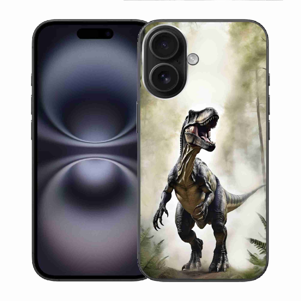 mmCase gél tok az iPhone 16-hoz – dühös T-Rex