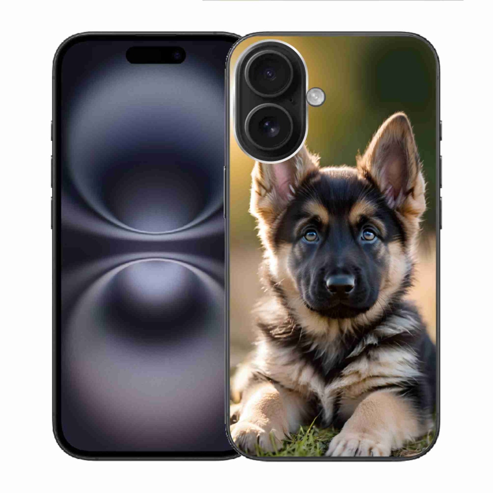 mmCase gél tok az iPhone 16-hoz – német juhászkutya a természetben