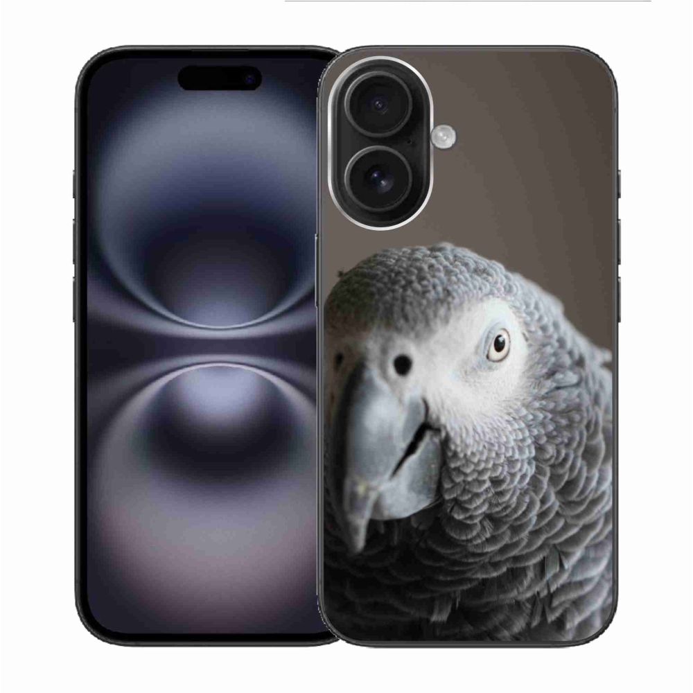 Zselés borítás mmCase iPhone 16 készülékhez - papagáj jacko 2