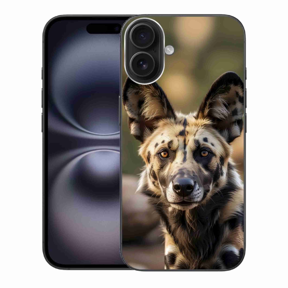 mmCase gél tok az iPhone 16 Plus-hoz – afrikai vadkutya