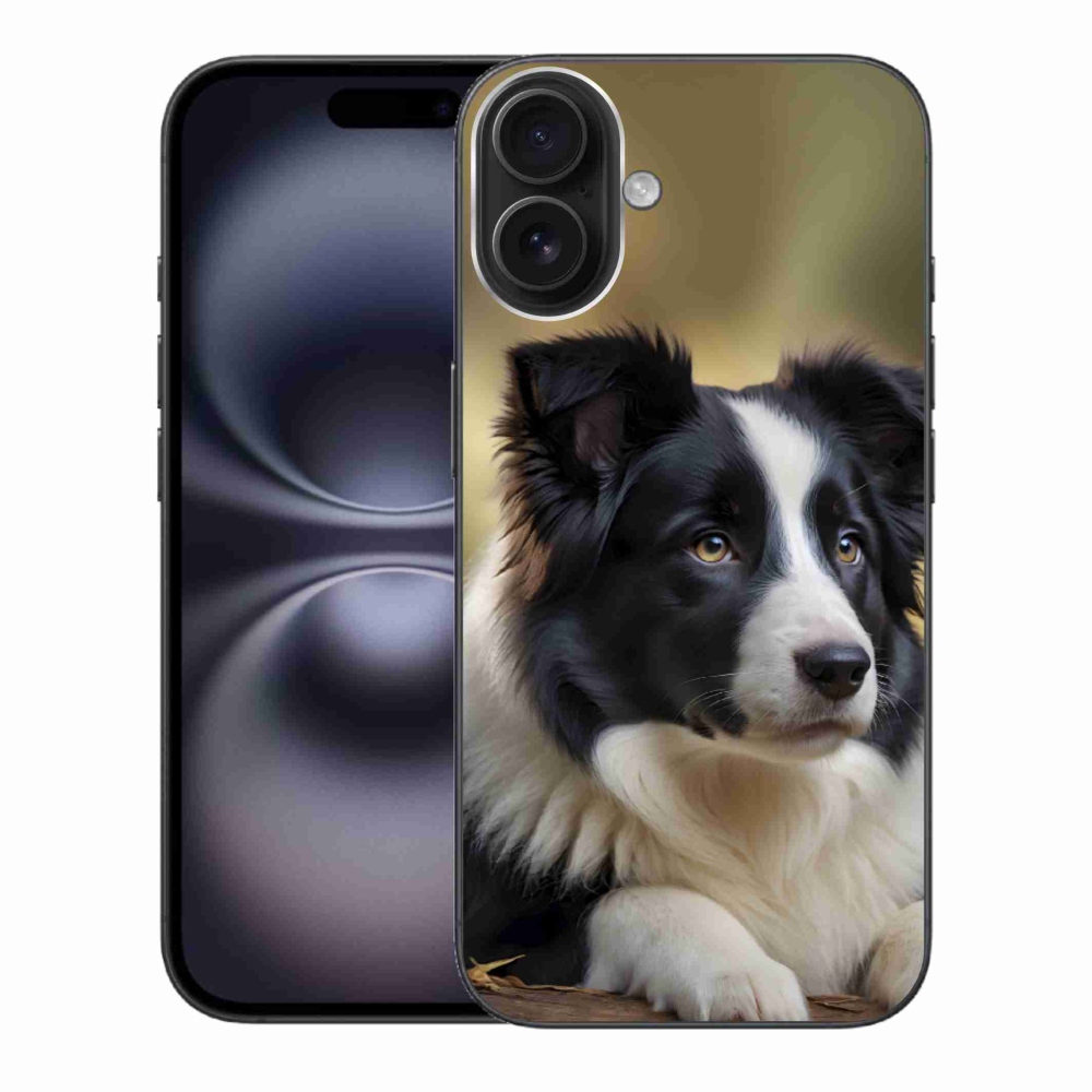 mmCase gél tok az iPhone 16 Plus-hoz – border collie 2