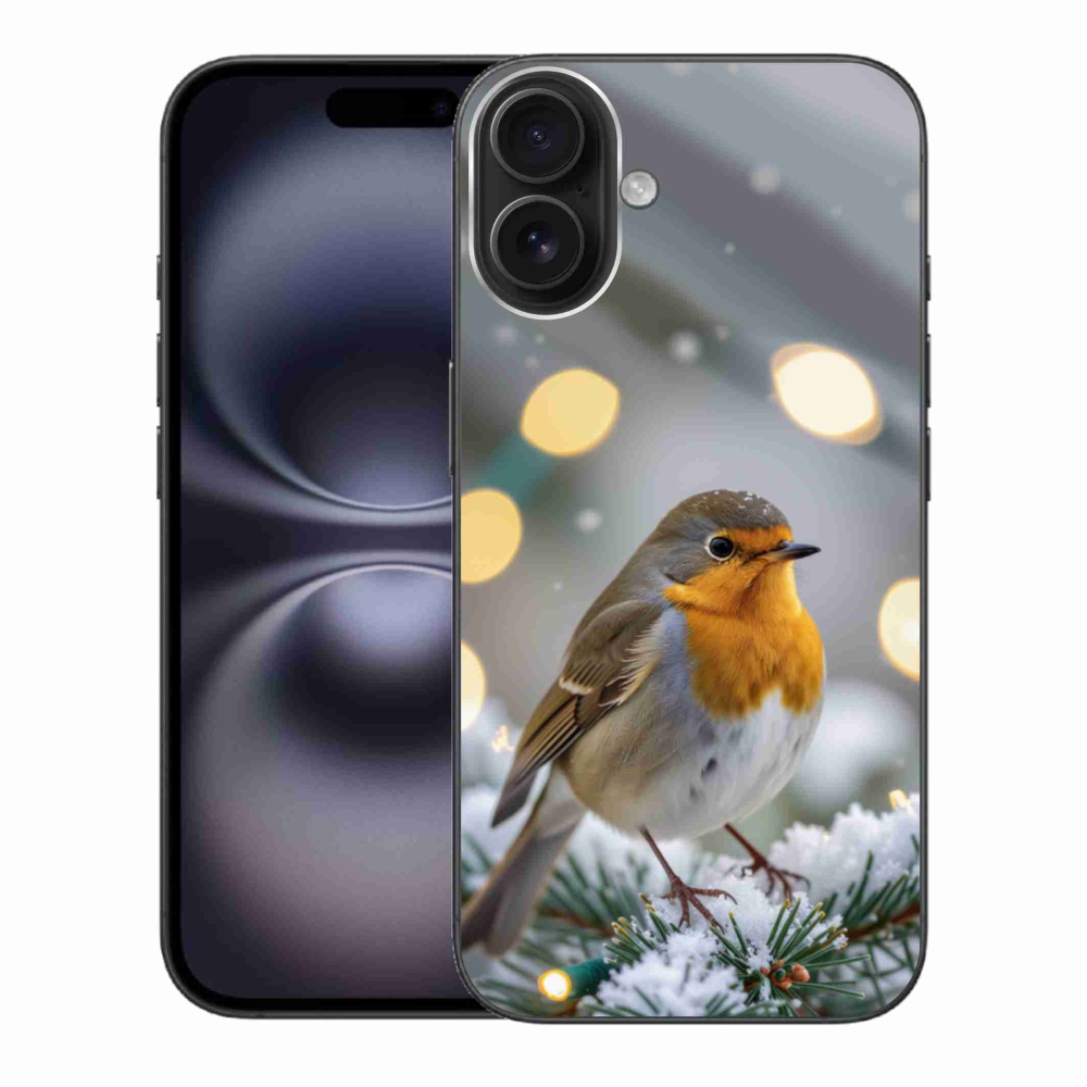 mmCase gél tok az iPhone 16 Plus-hoz – téli piros