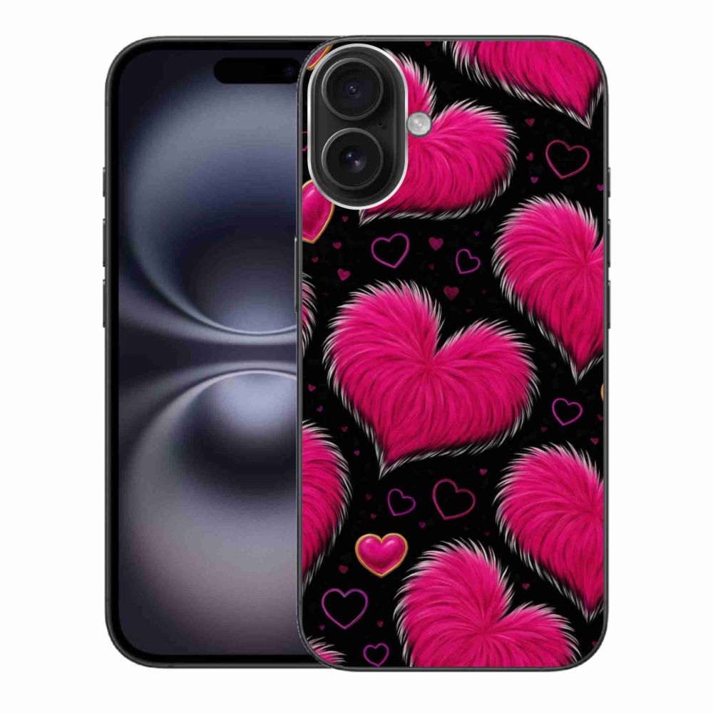 Gél borítás mmCase iPhone 16 Plus készülékhez - puha szív