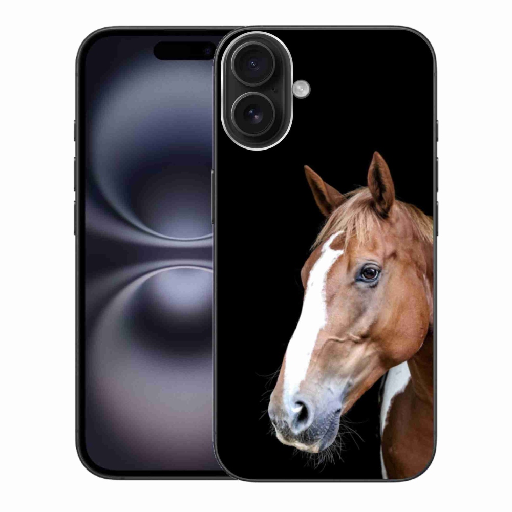 Zselés borítás mmCase iPhone 16 Plus készülékhez - barna ló 3