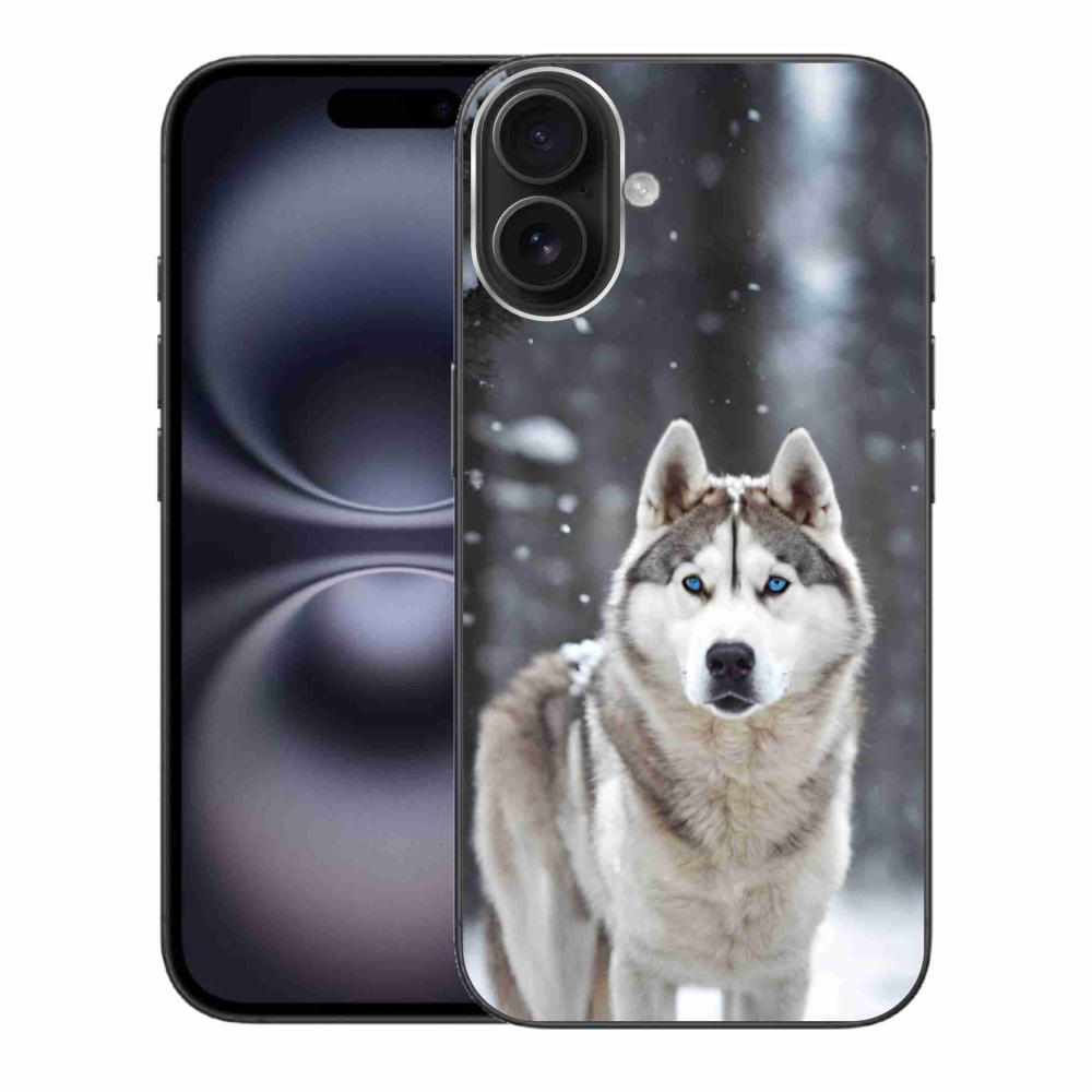 Zselés borítás mmCase iPhone 16 Plus készülékhez - husky 2