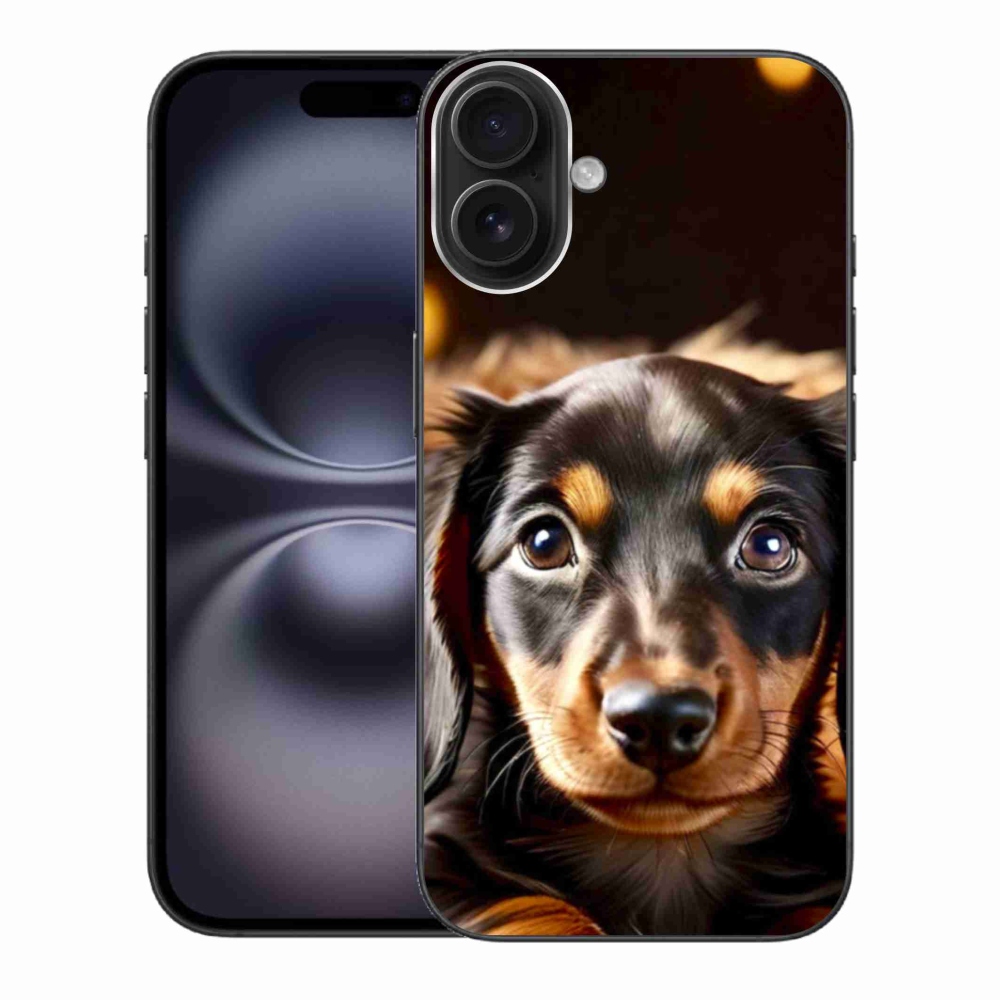 Zselés borítás mmCase iPhone 16 Plus készülékhez - tacskó