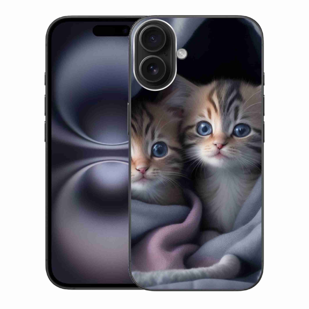 Zselés borítás mmCase iPhone 16 Plus készülékhez - cat duo 2