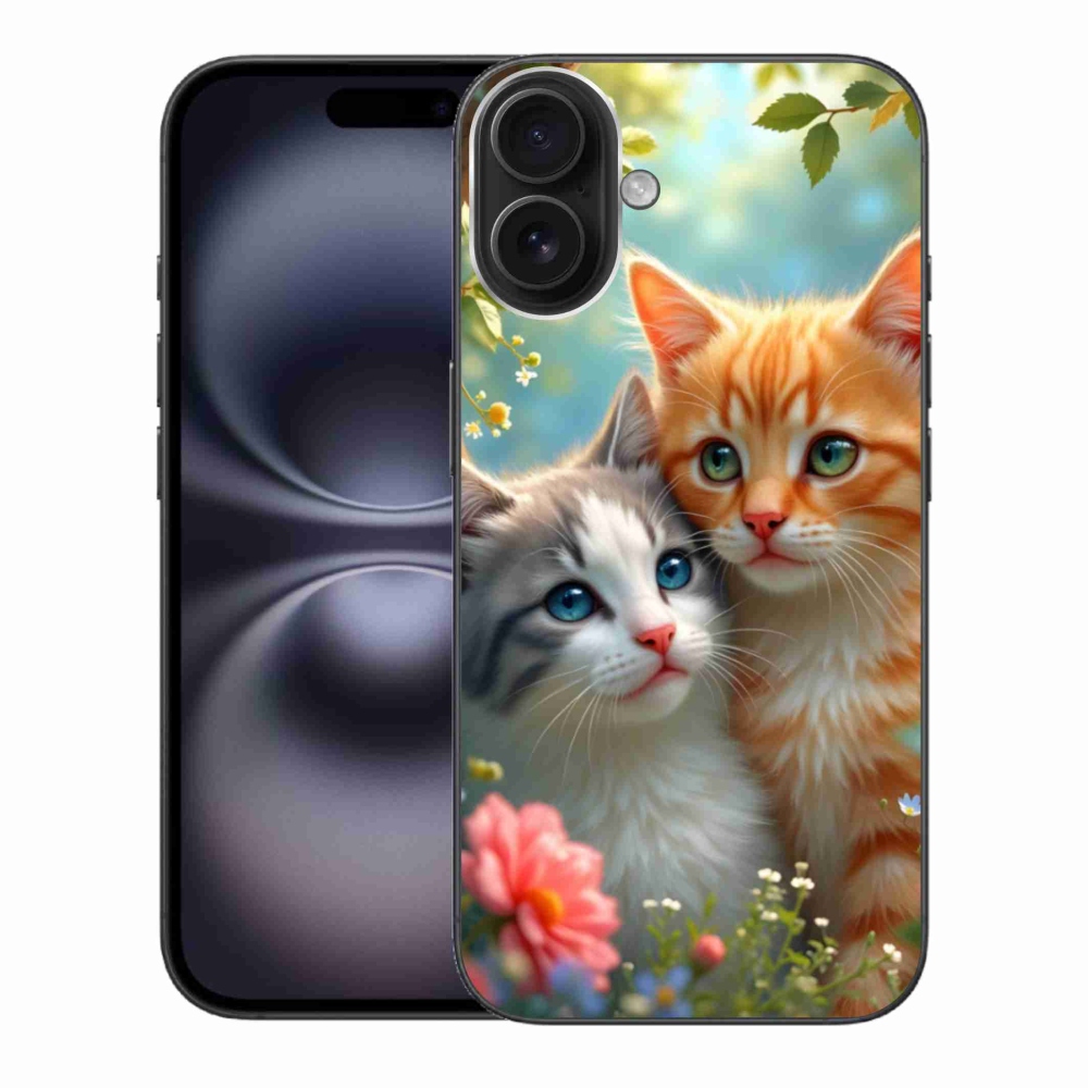 Zselés borítás mmCase iPhone 16 Plus készülékhez - macskaszerelem 2